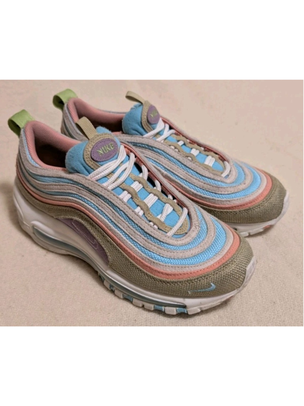 Nike Air Max 97 SunClub Copa Sail Wheat Grass US Size Y5.5 B213